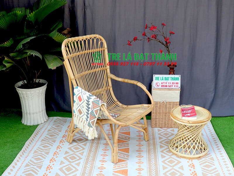 Bộ Bàn Ghế Mây Uống Trà - BBGMUT006